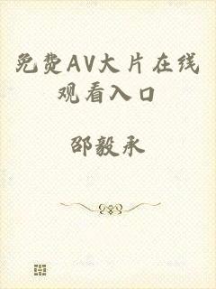 免费AV大片在线观看入口