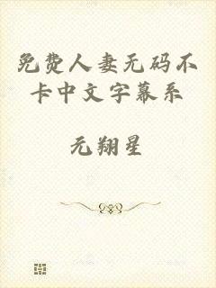 免费人妻无码不卡中文字幕系