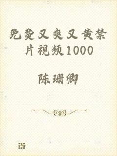 免费又爽又黄禁片视频1000