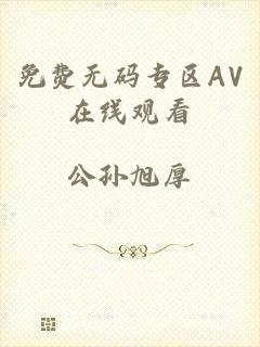 免费无码专区AV在线观看