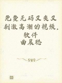 免费无码又爽又刺激高潮的视频,软件