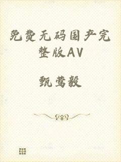 免费无码国产完整版AV