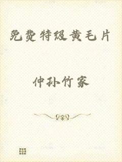 免费特级黄毛片