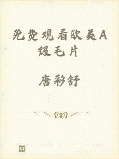免费观看欧美A级毛片