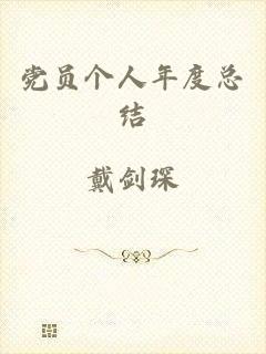 党员个人年度总结