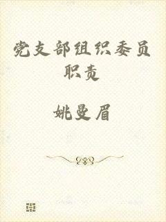 党支部组织委员职责