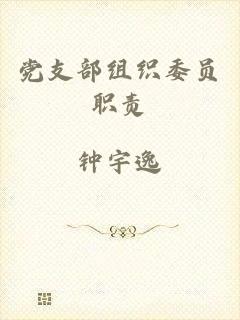 党支部组织委员职责