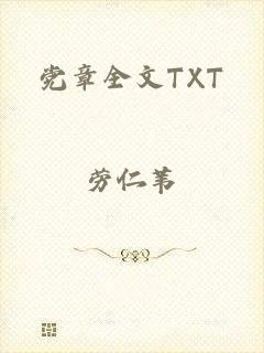 党章全文TXT