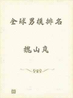 全球男模排名