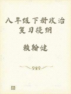 八年级下册政治复习提纲