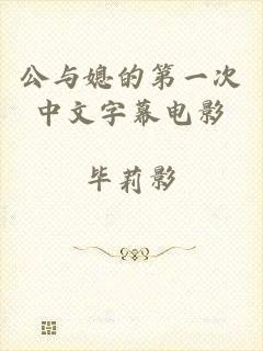 公与媳的第一次中文字幕电影