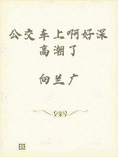 公交车上啊好深高潮了