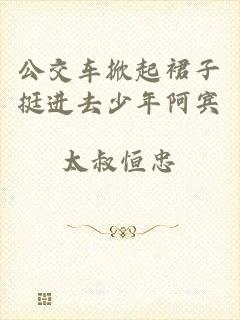公交车掀起裙子挺进去少年阿宾