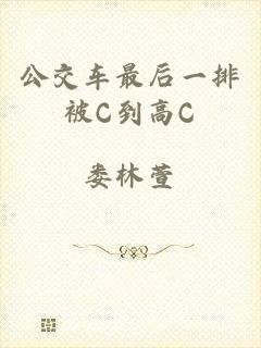 公交车最后一排被C到高C