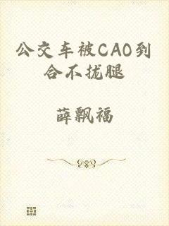 公交车被CAO到合不拢腿