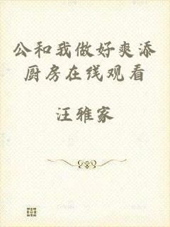 公和我做好爽添厨房在线观看