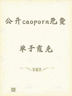 公开caoporn免费