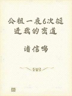 公粗一夜6次挺进我的密道