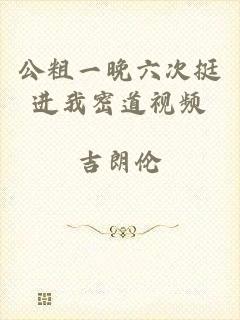 公粗一晚六次挺进我密道视频