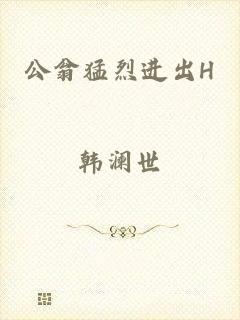 公翁猛烈进出H