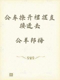 公车撩开裙摆直接进去