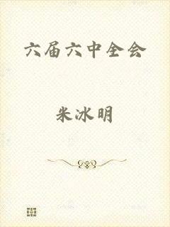 六届六中全会