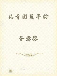 共青团员年龄