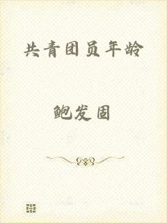 共青团员年龄