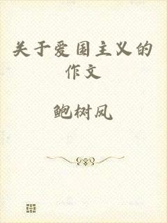 关于爱国主义的作文