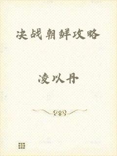 决战朝鲜攻略