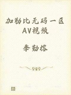 加勒比无码一区AV视频