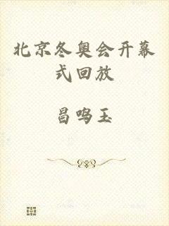 北京冬奥会开幕式回放