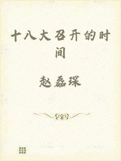 十八大召开的时间