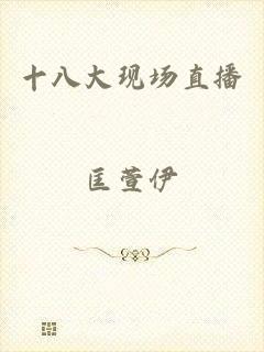十八大现场直播
