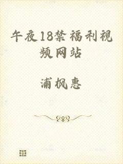 午夜18禁福利视频网站