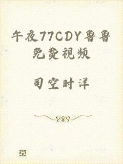 午夜77CDY鲁鲁免费视频