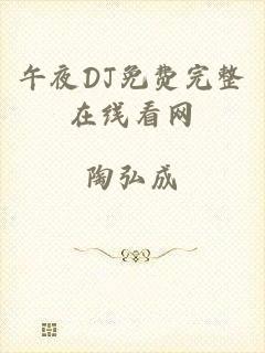 午夜DJ免费完整在线看网