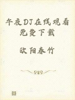 午夜DJ在线观看免费下载