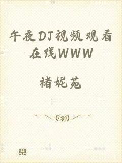 午夜DJ视频观看在线WWW