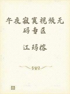 午夜寂寞视频无码专区