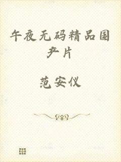 午夜无码精品国产片