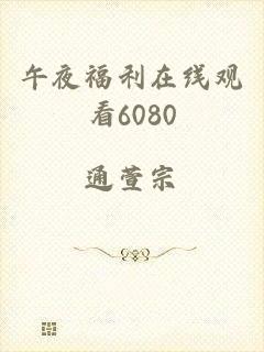 午夜福利在线观看6080