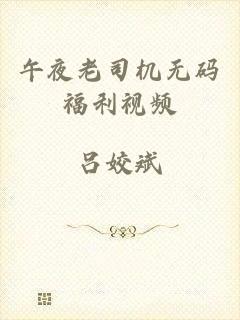 午夜老司机无码福利视频