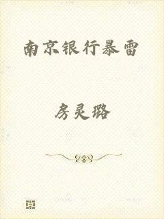 南京银行暴雷