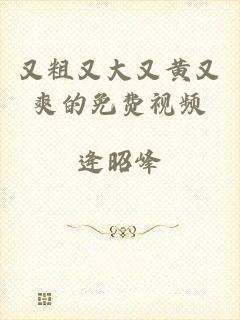 又粗又大又黄又爽的免费视频
