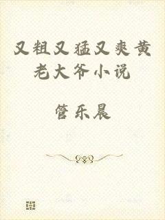又粗又猛又爽黄老大爷小说