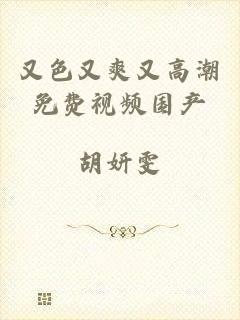 又色又爽又高潮免费视频国产