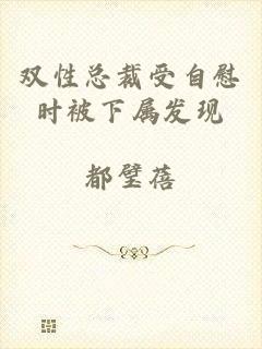 双性总裁受自慰时被下属发现