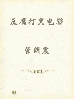 反腐打黑电影