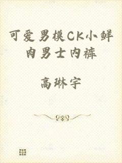 可爱男模CK小鲜肉男士内裤